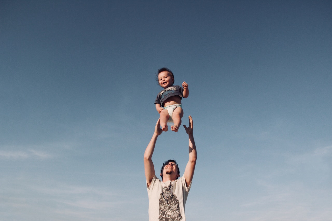 familia padre hijo