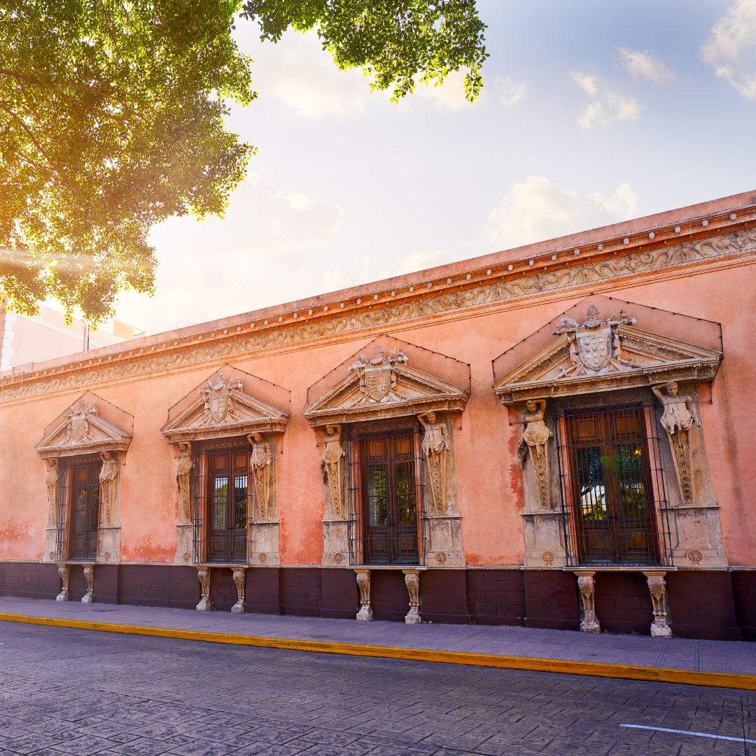 Exterior del Museo Casa Montejo en Mérida