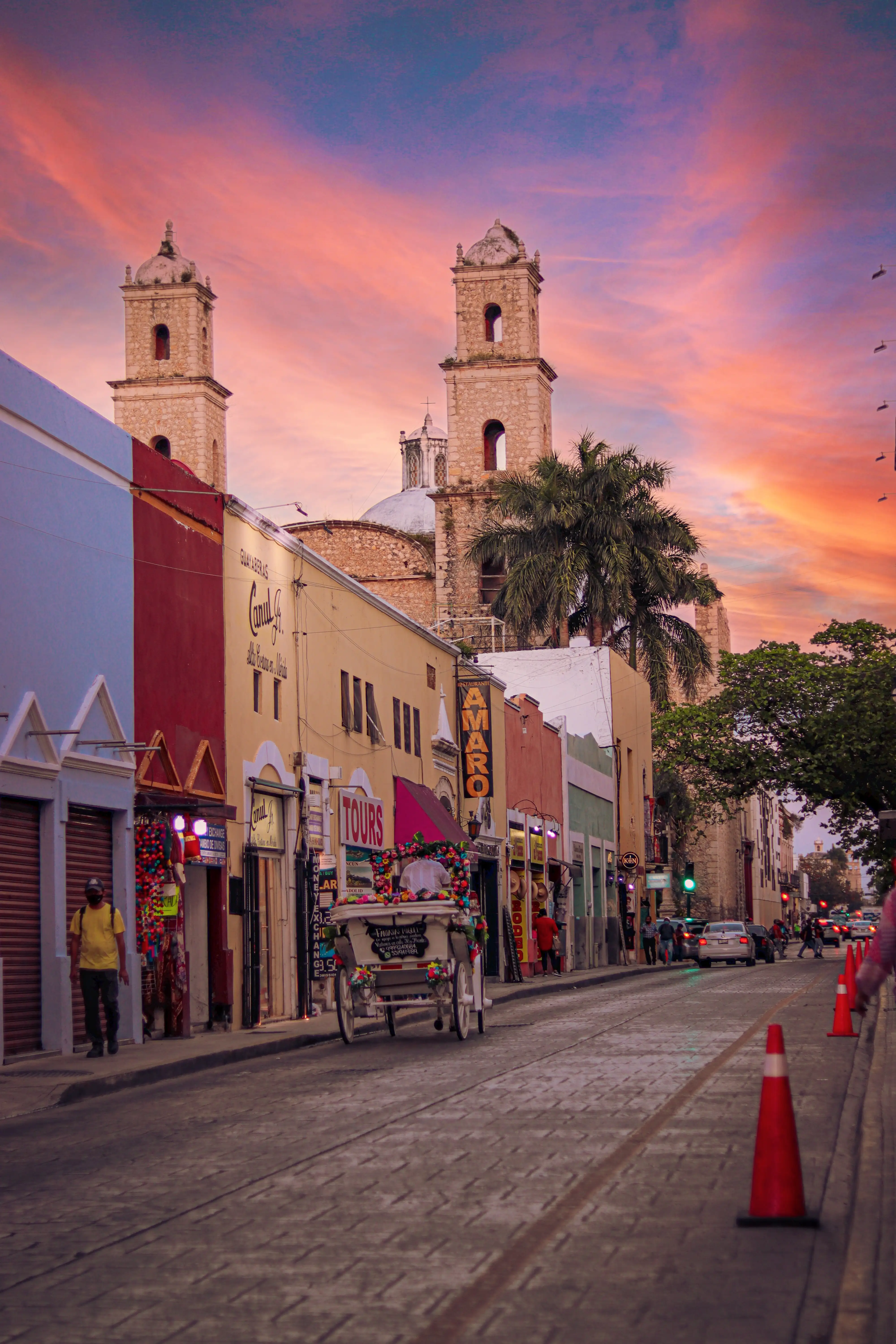 Calles del centro de Mérida Yucatán