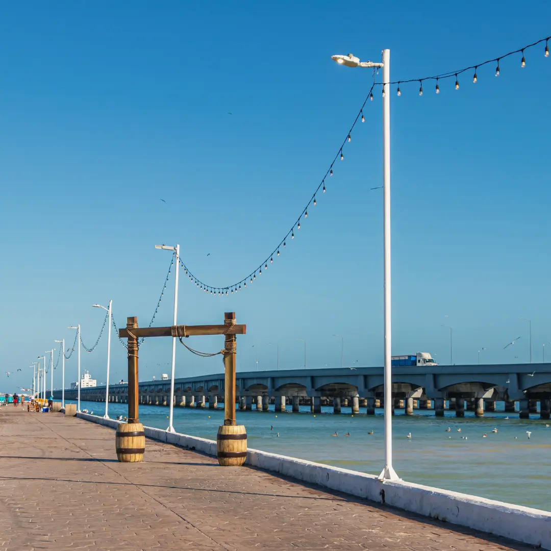 Puerto de Progreso cerca de Mérida